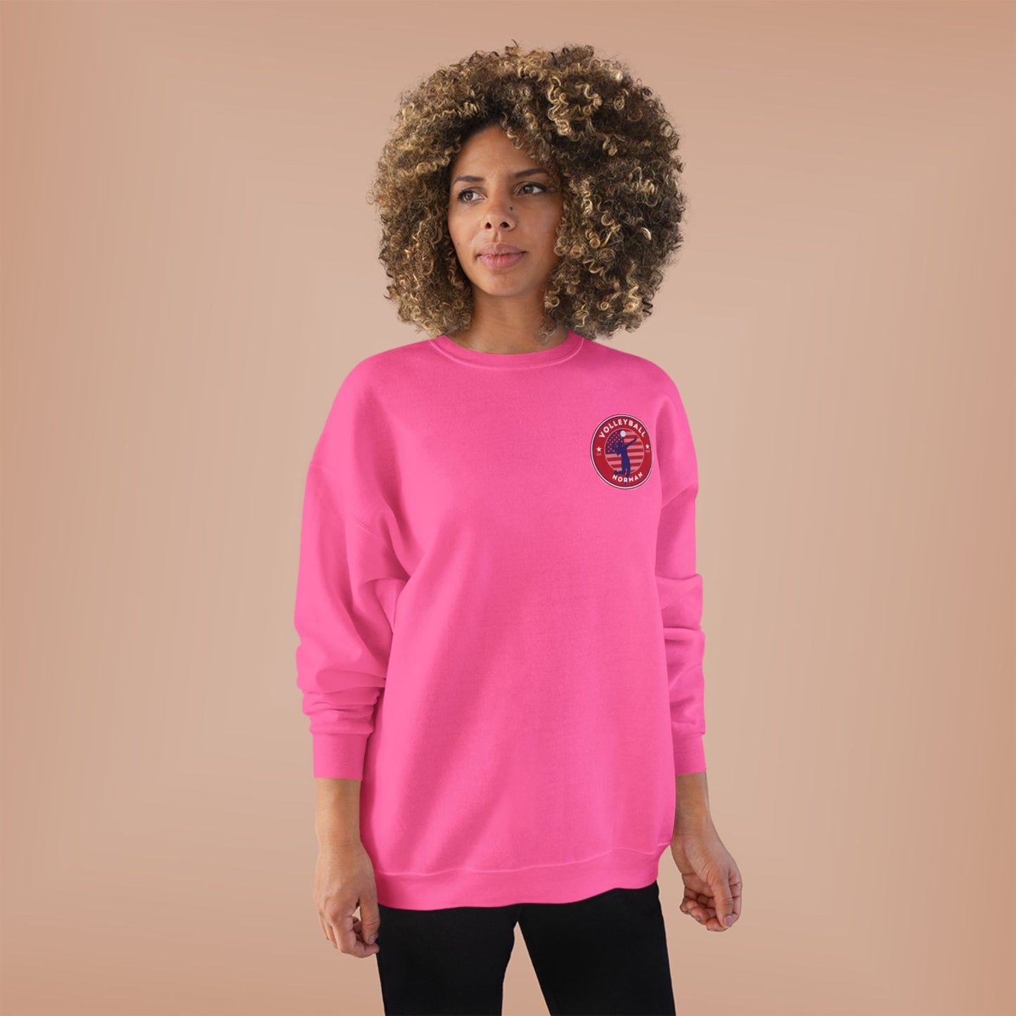 Norman's Volleyball EcoSmart® Crewneck Sweatshirt - Serve and Save Design