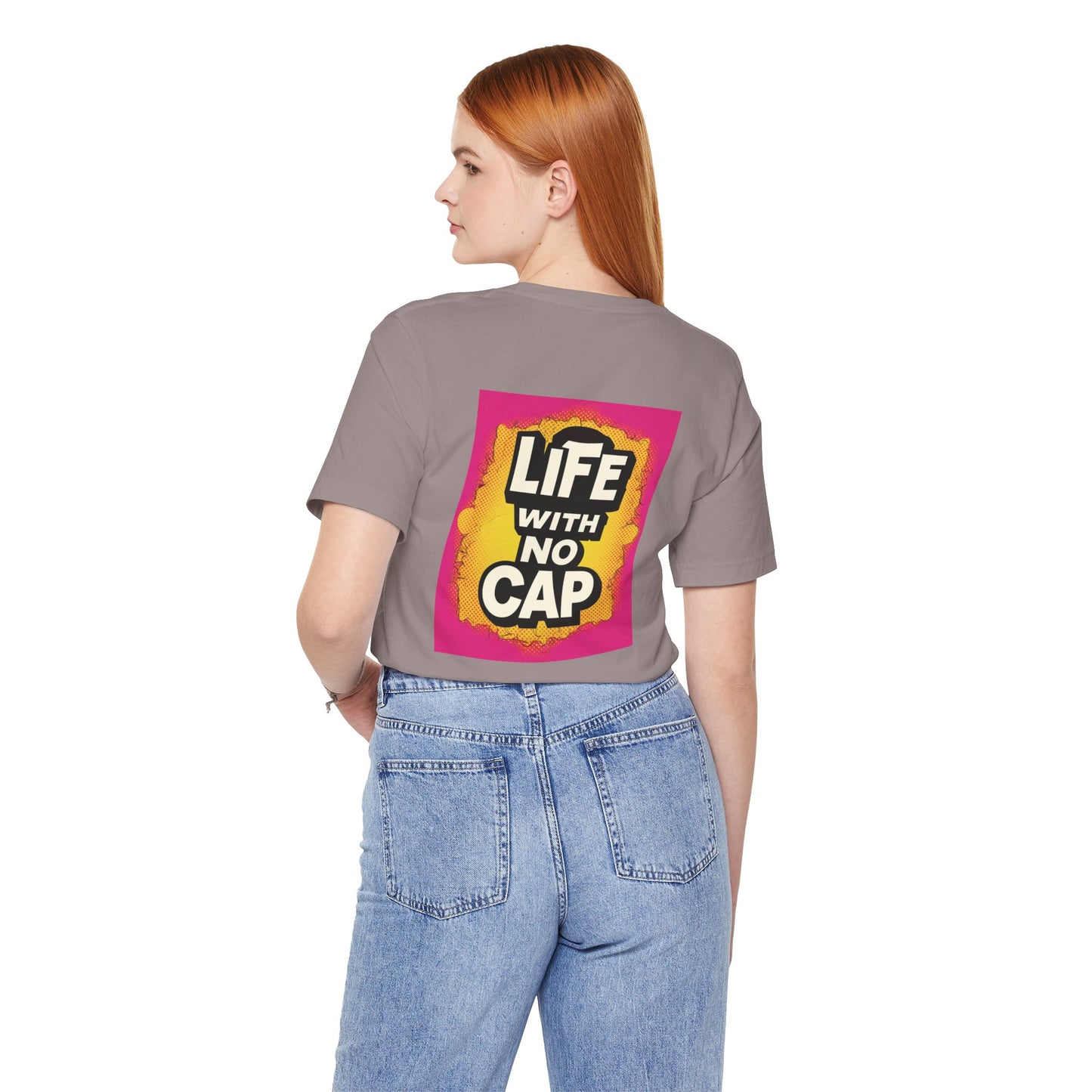 Unisex Tee: Brain Rot x Volleyball Jargon 'Life with no cap'