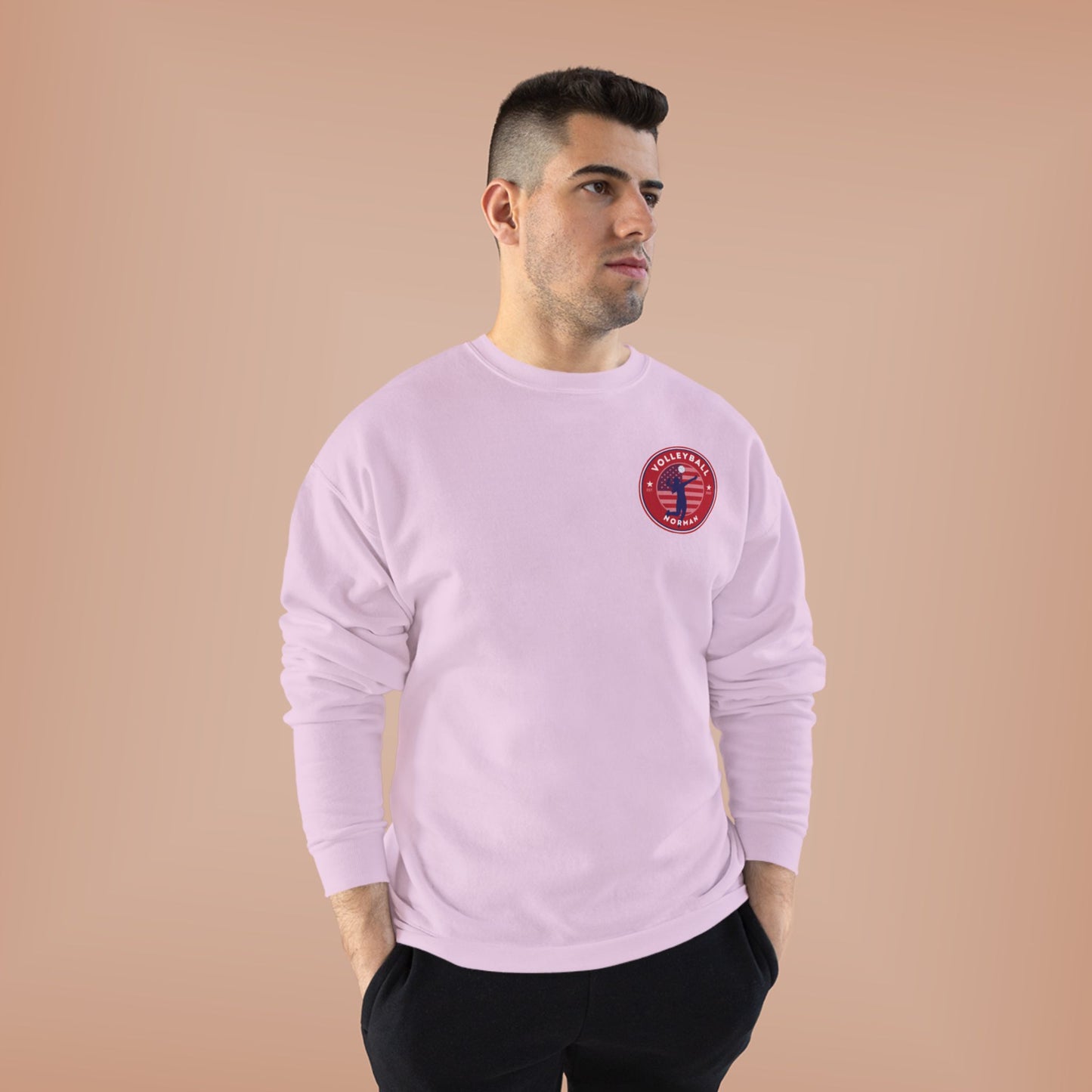 Norman's Volleyball EcoSmart® Crewneck Sweatshirt - Serve and Save Design
