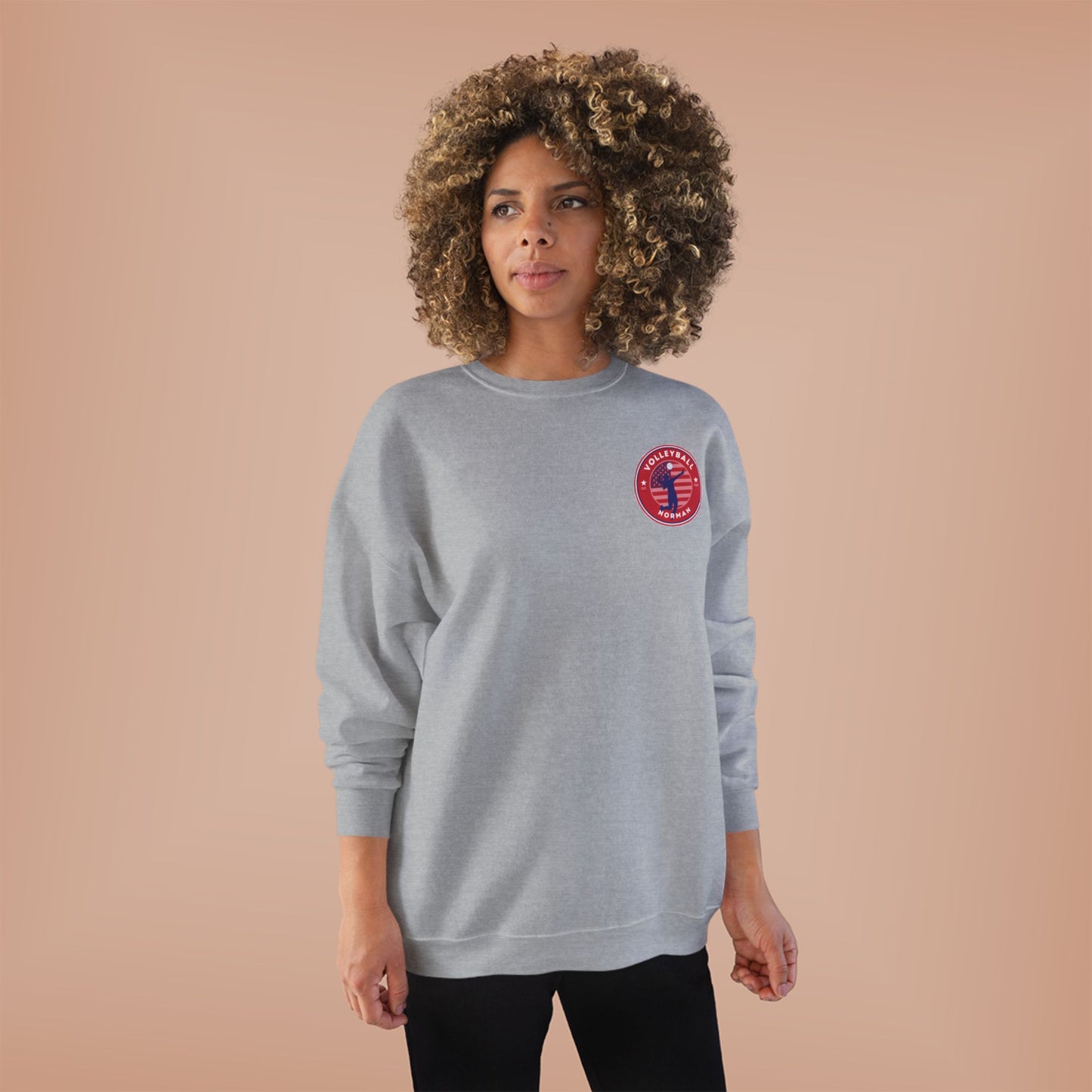 Norman's Volleyball EcoSmart® Crewneck Sweatshirt - Serve and Save Design