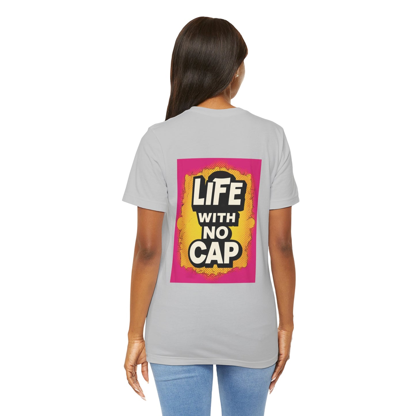 Unisex Tee: Brain Rot x Volleyball Jargon 'Life with no cap'