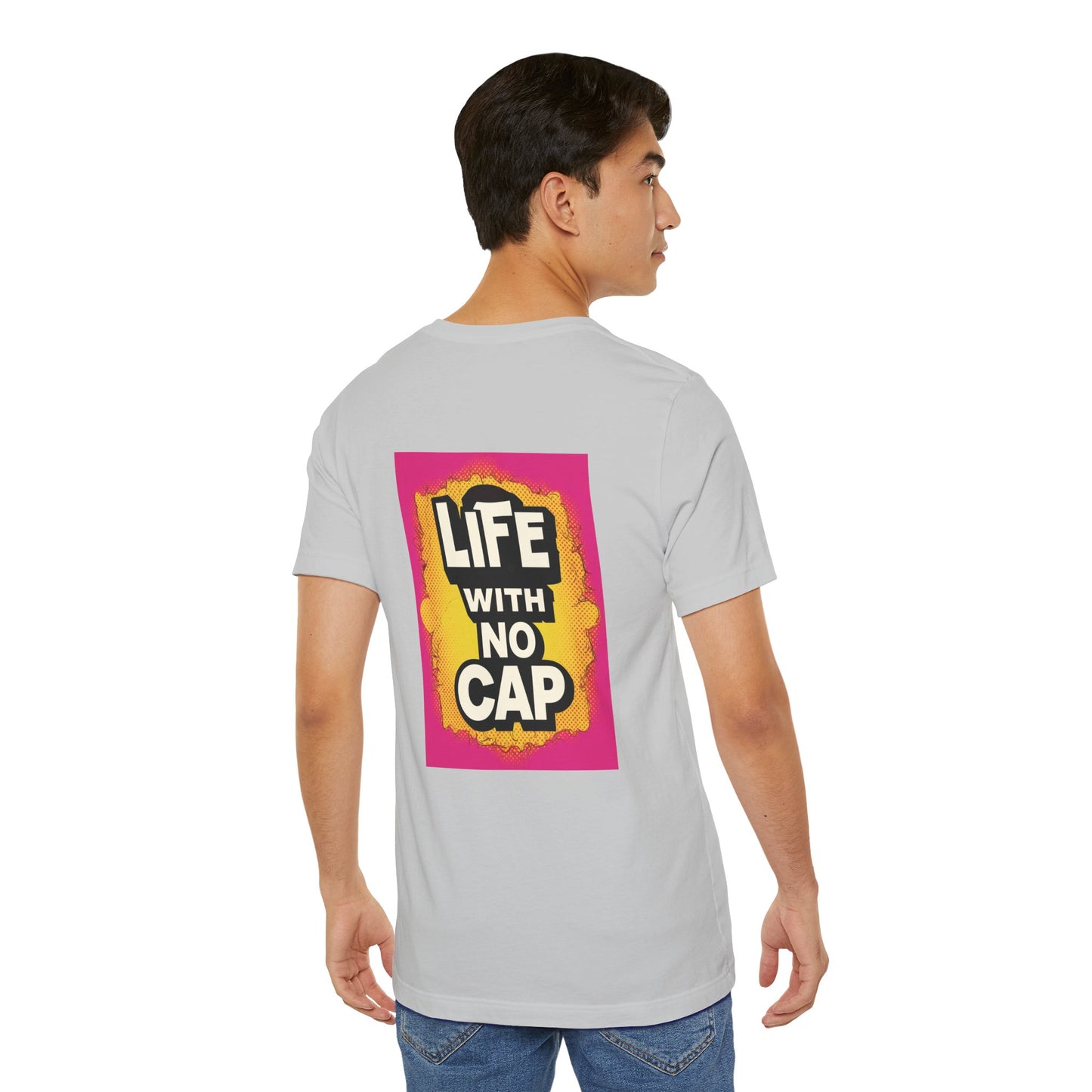 Unisex Tee: Brain Rot x Volleyball Jargon 'Life with no cap'