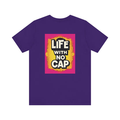 Unisex Tee: Brain Rot x Volleyball Jargon 'Life with no cap'