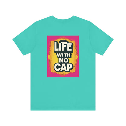 Unisex Tee: Brain Rot x Volleyball Jargon 'Life with no cap'
